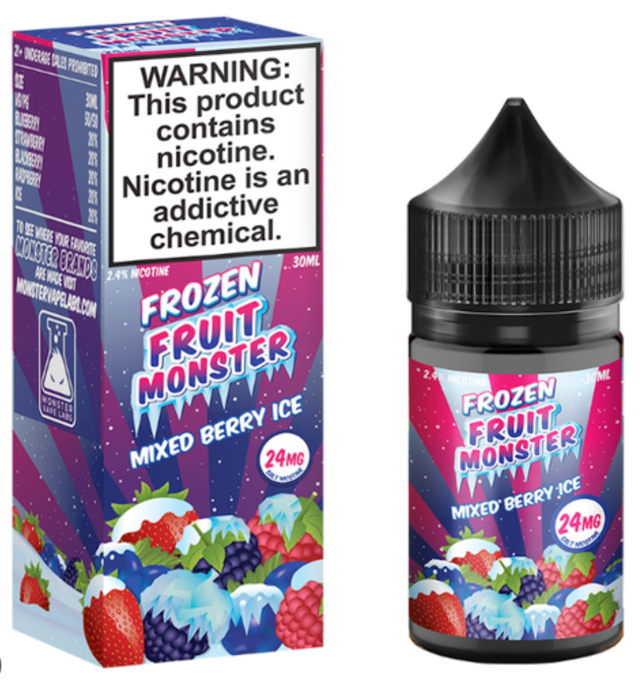 Frozen Fruit Monster Mixed Berry Ice Salts